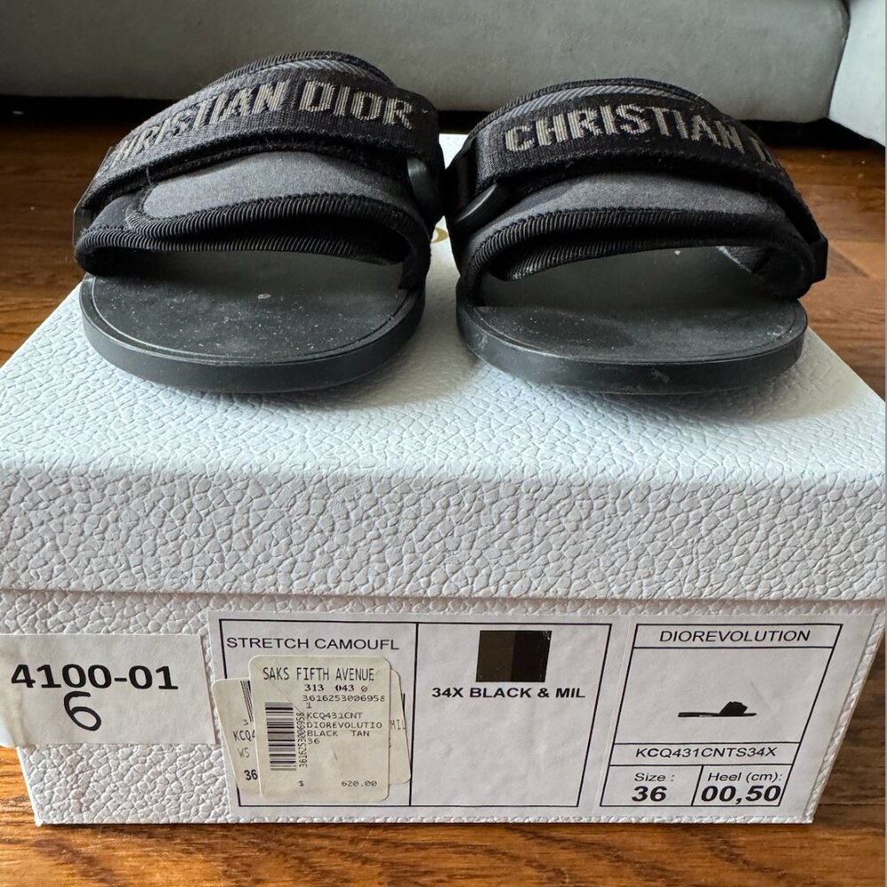 Christian Dior Dio(r)Evolution Black Slides - Picture 5 of 6